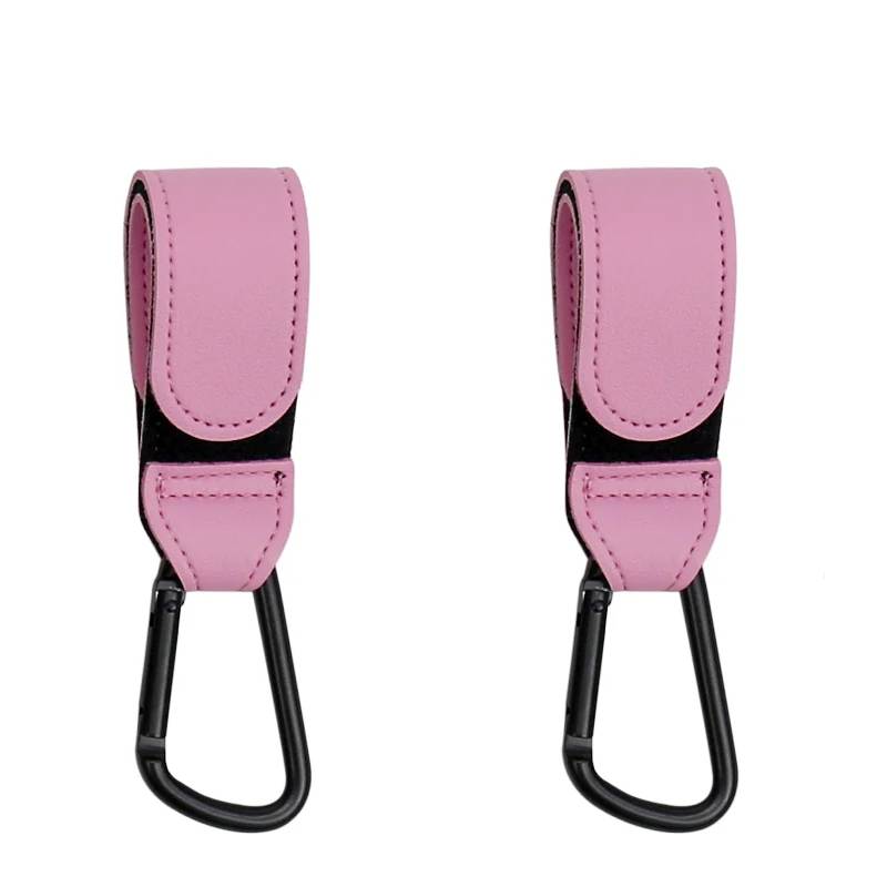 Shop Gail-2 Pcs PU Leather Baby Bag Stroller Hook