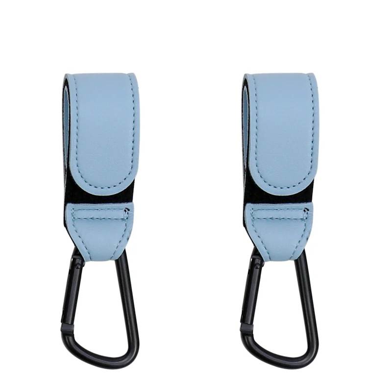 Shop Gail-2 Pcs PU Leather Baby Bag Stroller Hook