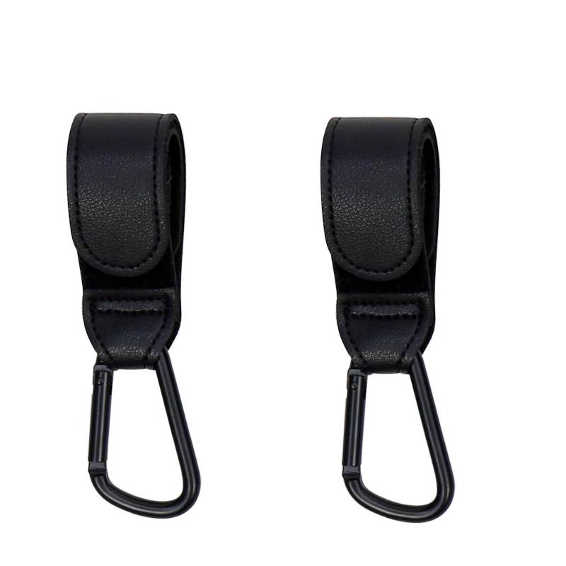 Shop Gail-2 Pcs PU Leather Baby Bag Stroller Hook