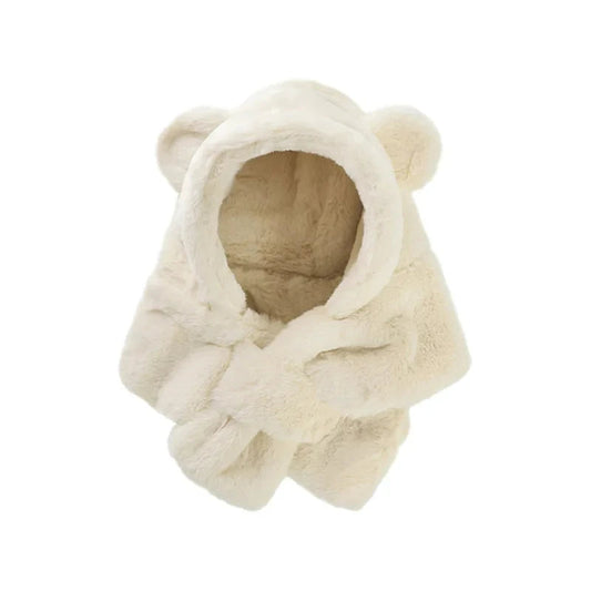 Shop Gail-2 in 1 Baby Bear Warm Hat Scarf