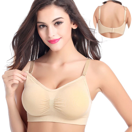 Shop Gail-3Pcs Maternity Nursing Bra Seamless Breastfeeding