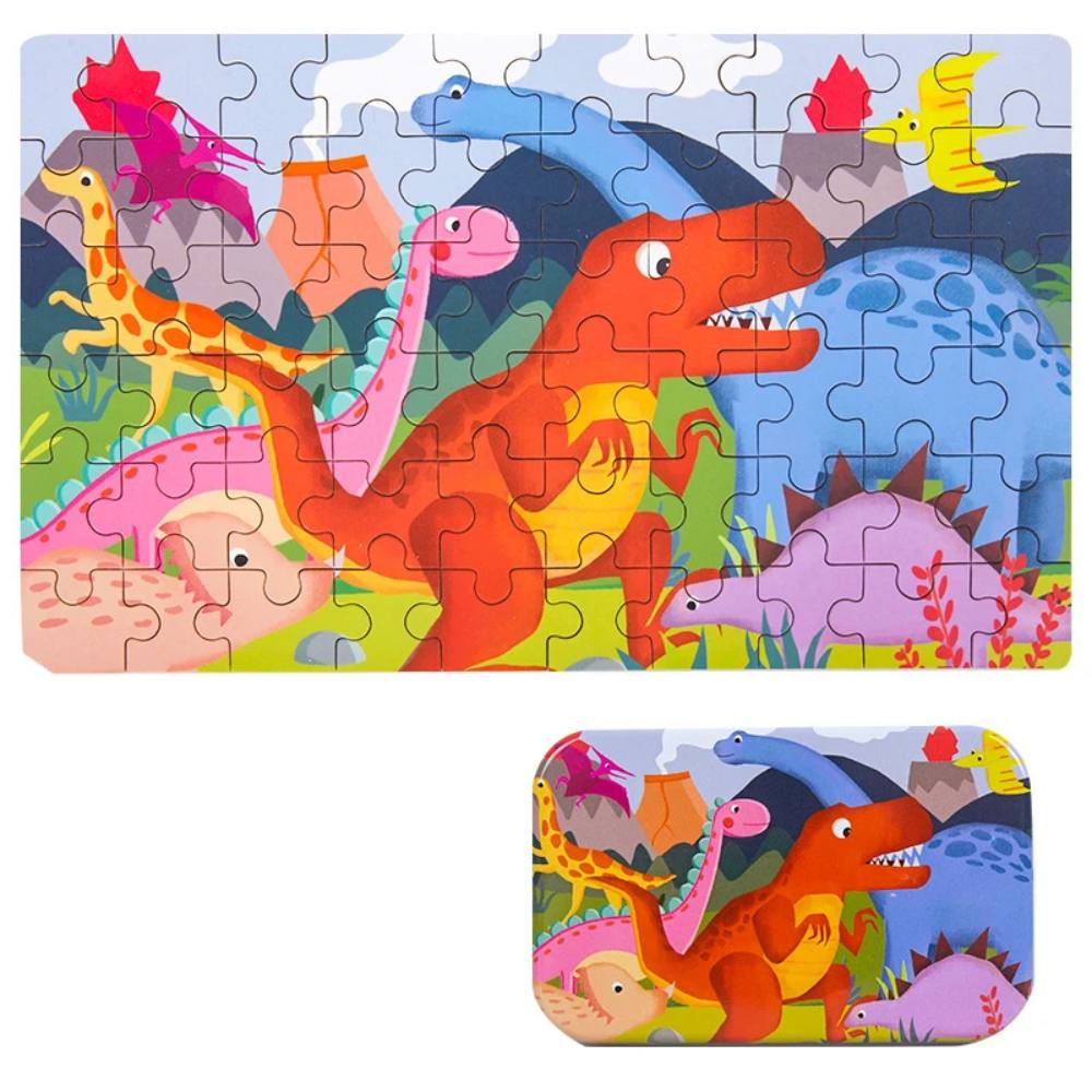 Shop Gail-60 Pieces Children Wooden Puzzle Toy