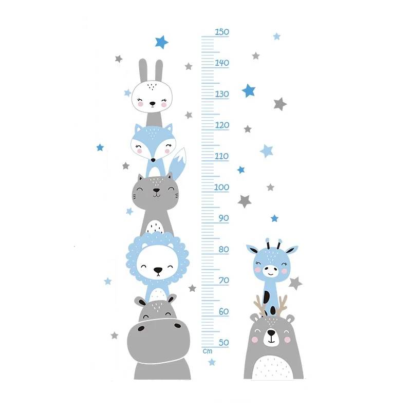 Shop Gail-Animal Height Measurement Wall Stickers for Kids