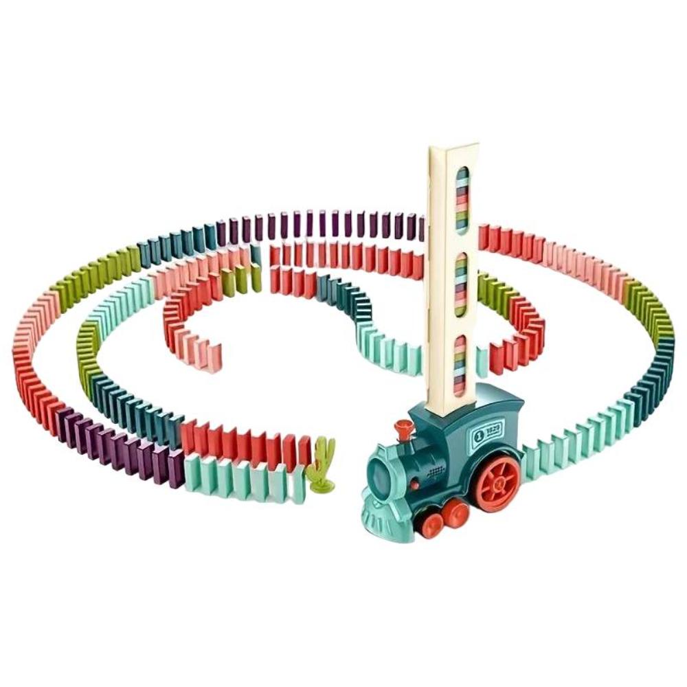 Shop Gail-Automatic Domino Train Kids Toy