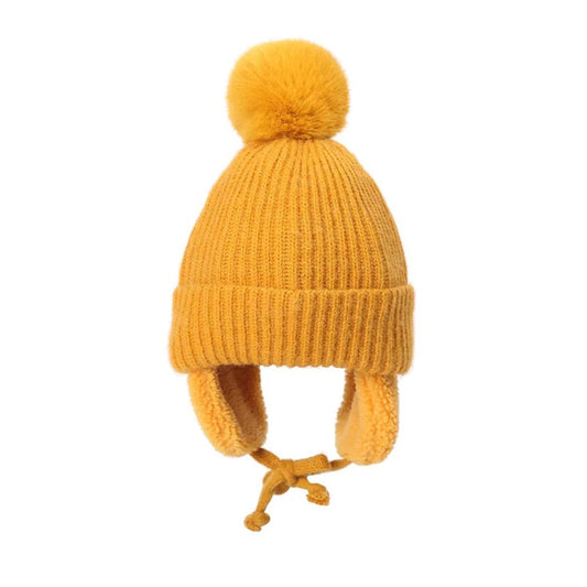 Shop Gail-Baby Big Pompom Beanie with Earflap