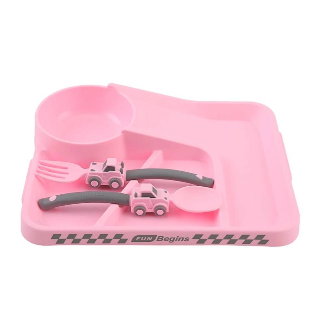 Shop Gail-Baby Car Design Feeding Set-Spoon Fork Racing Tableware