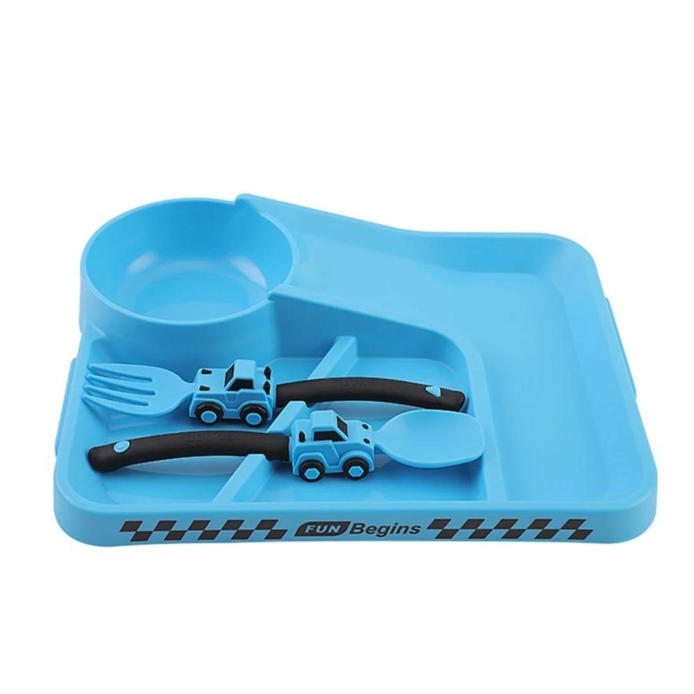 Shop Gail-Baby Car Design Feeding Set-Spoon Fork Racing Tableware