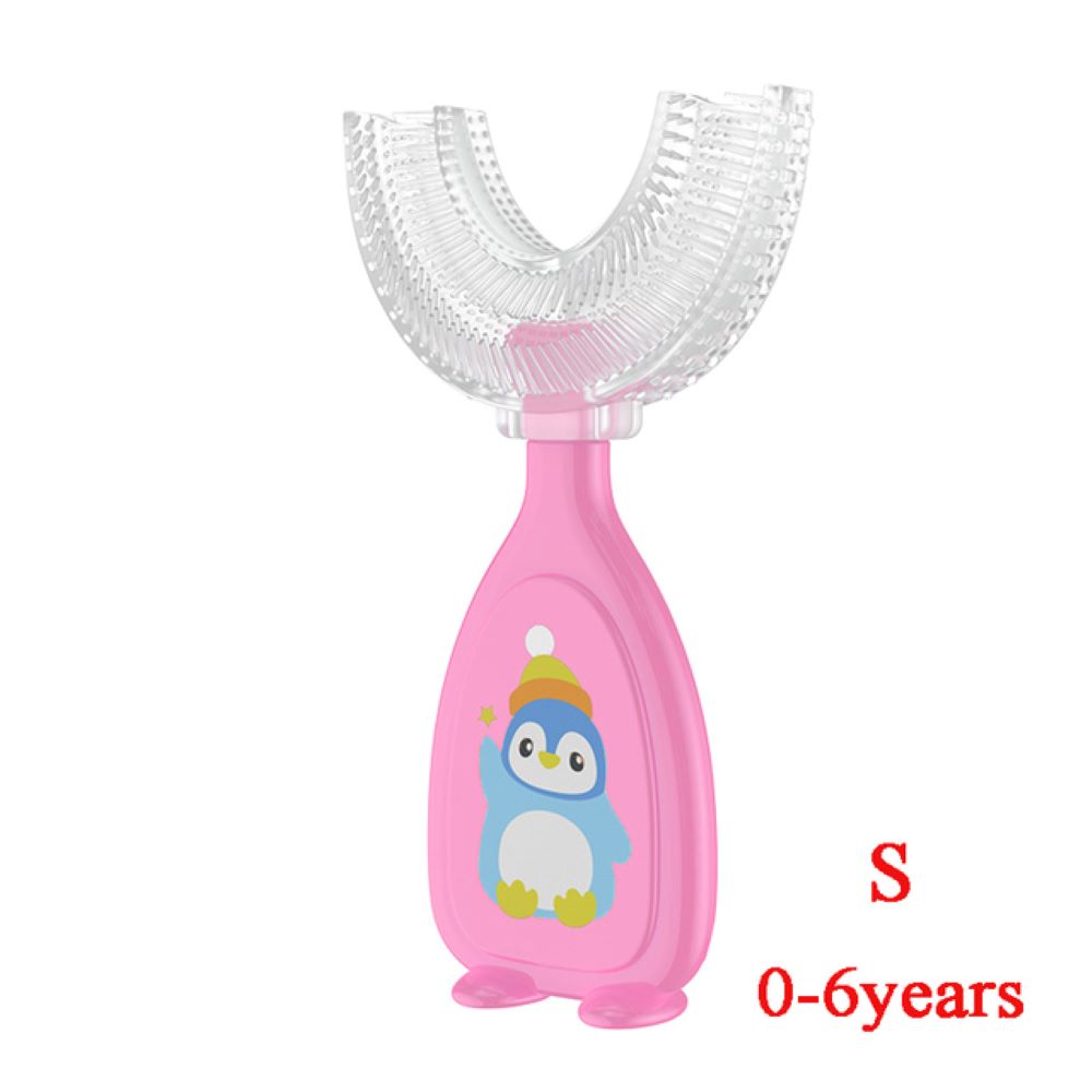 Shop Gail-Baby Cartoon Mouth Brush-U-Shaped Toothbrush