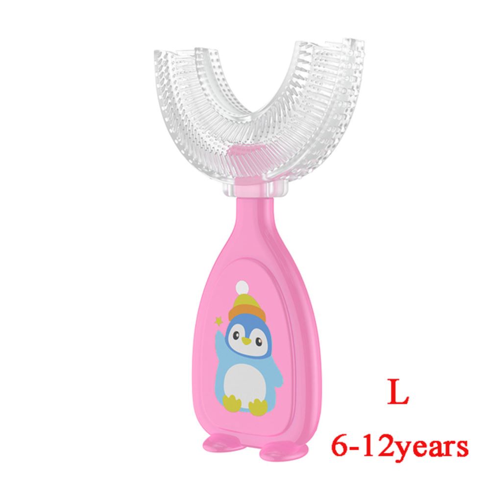 Shop Gail-Baby Cartoon Mouth Brush-U-Shaped Toothbrush