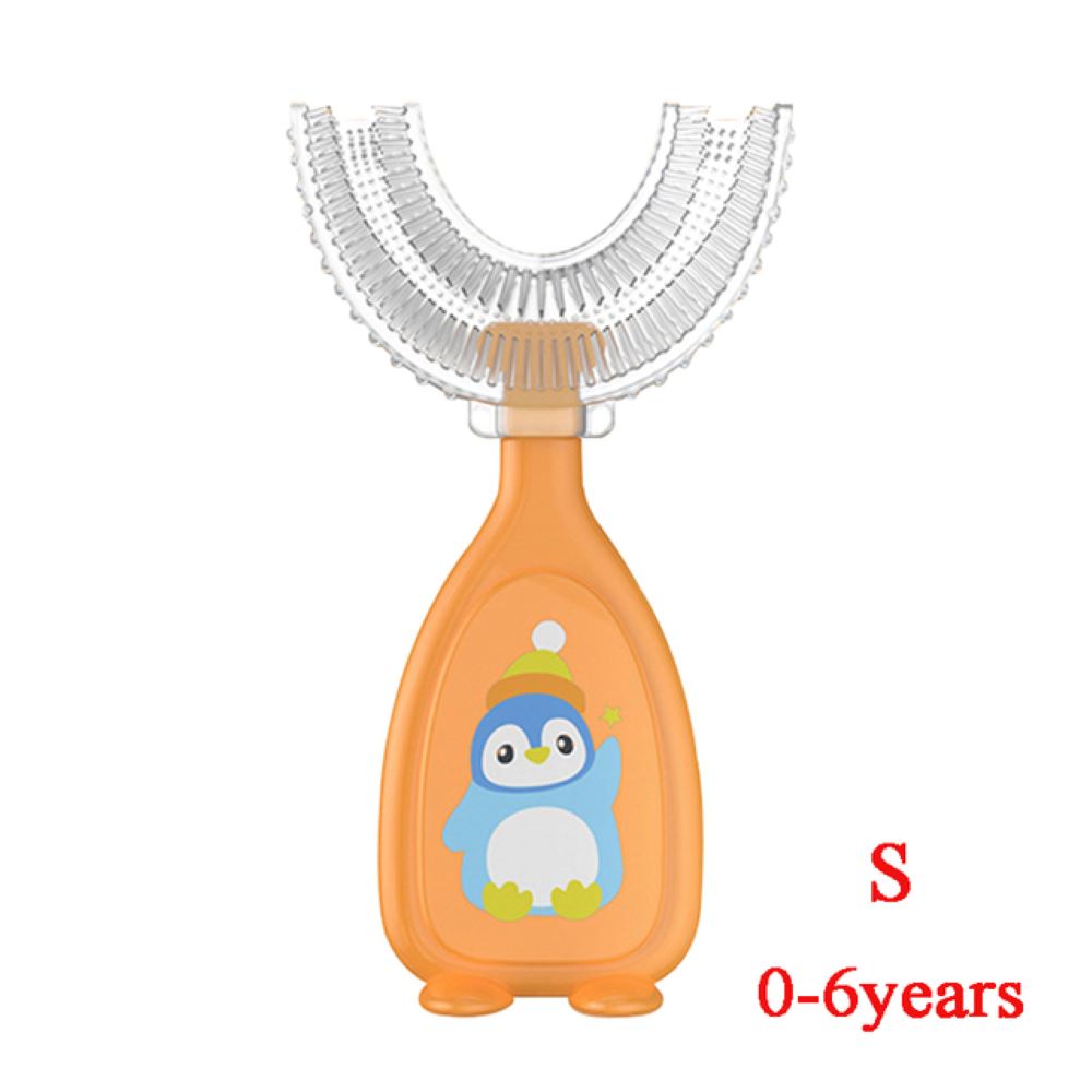 Shop Gail-Baby Cartoon Mouth Brush-U-Shaped Toothbrush