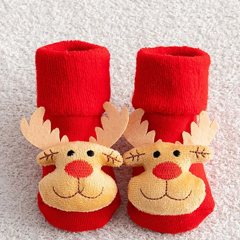 Shop Gail-Baby Christmas Socks for Newborns