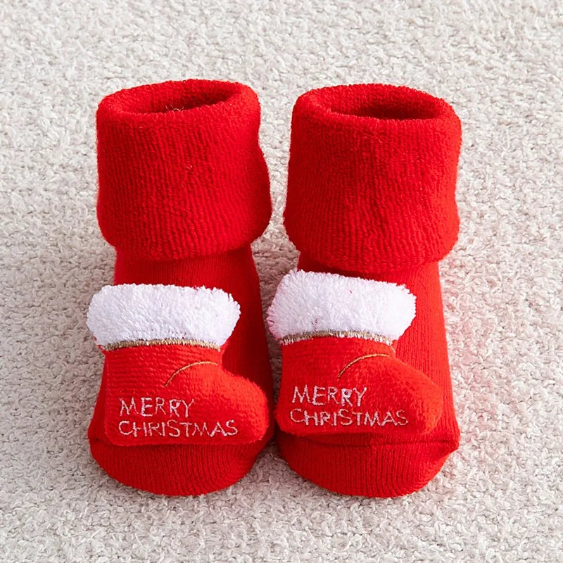 Shop Gail-Baby Christmas Socks for Newborns