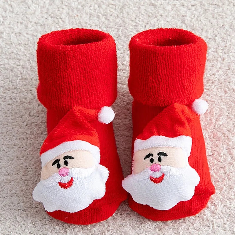 Shop Gail-Baby Christmas Socks for Newborns