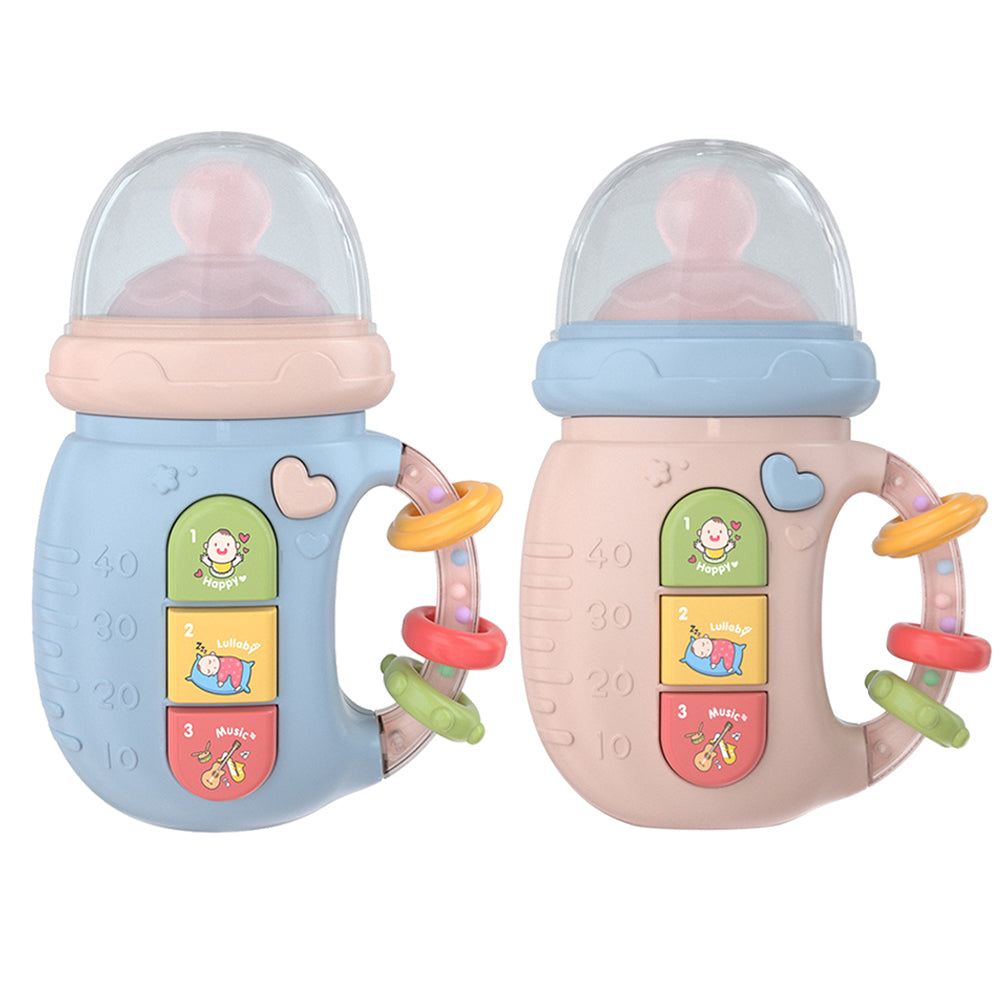 Shop Gail-Baby Electric Musical Luminous Feeding Bottle Soft Pacifier Teether