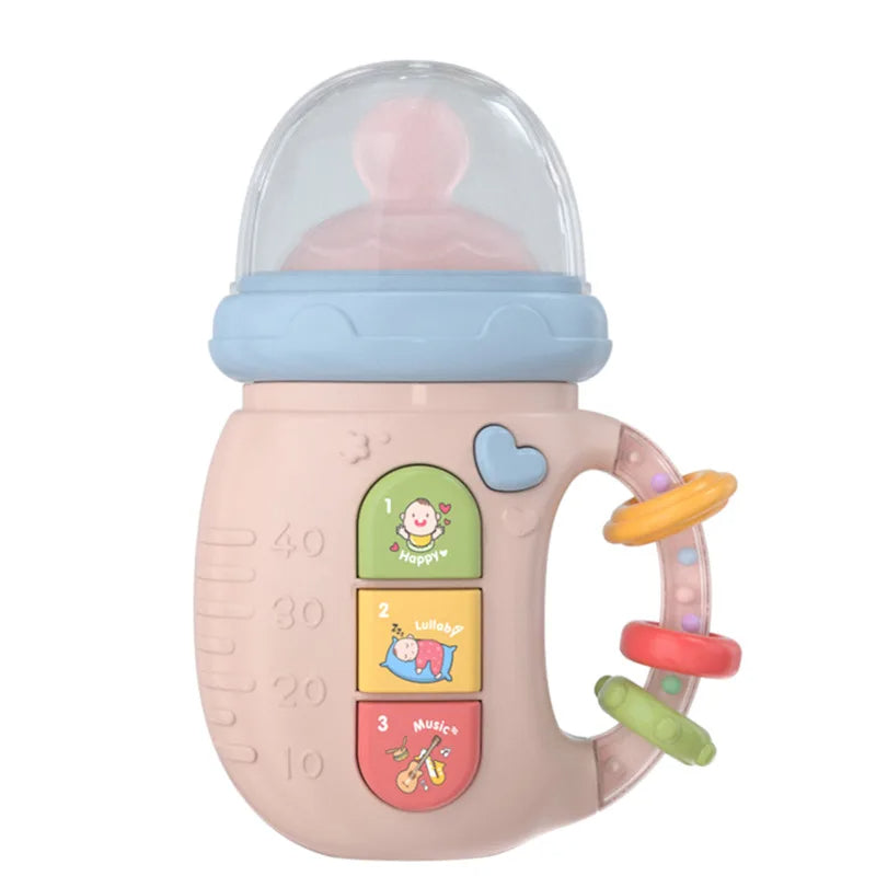 Shop Gail-Baby Electric Musical Luminous Feeding Bottle Soft Pacifier Teether