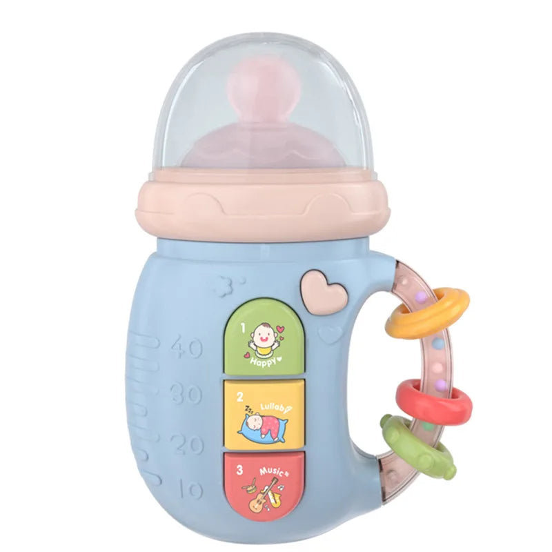 Shop Gail-Baby Electric Musical Luminous Feeding Bottle Soft Pacifier Teether