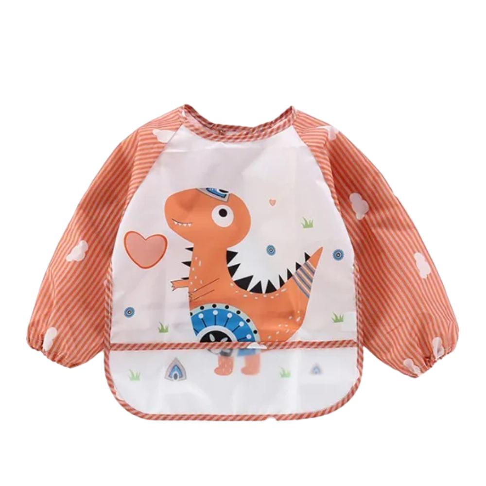 Shop Gail-Baby Waterproof Long Sleeve Feeding Bib 