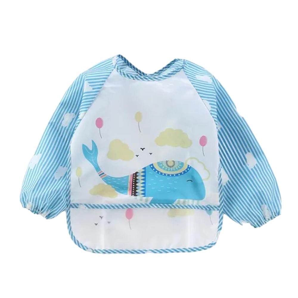 Shop Gail-Baby Waterproof Long Sleeve Feeding Bib 