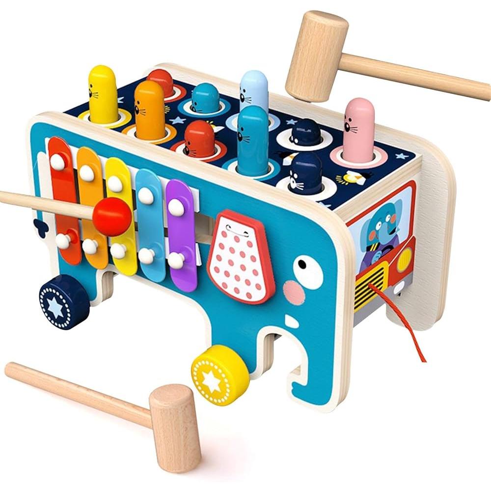 Shop Gail-Baby Whack-A-Mole Montessori Wooden Toy