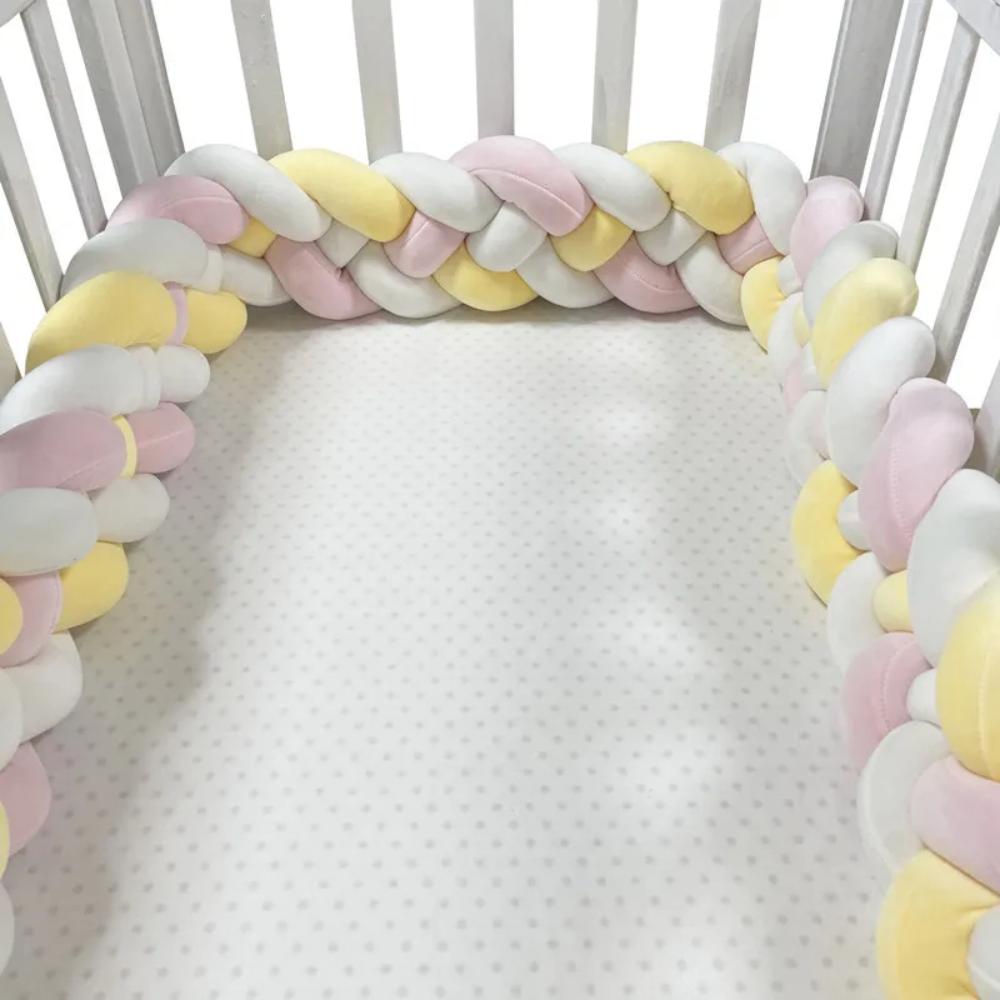 Shop Gail-Braided Cot Bumper Baby Crib Protector