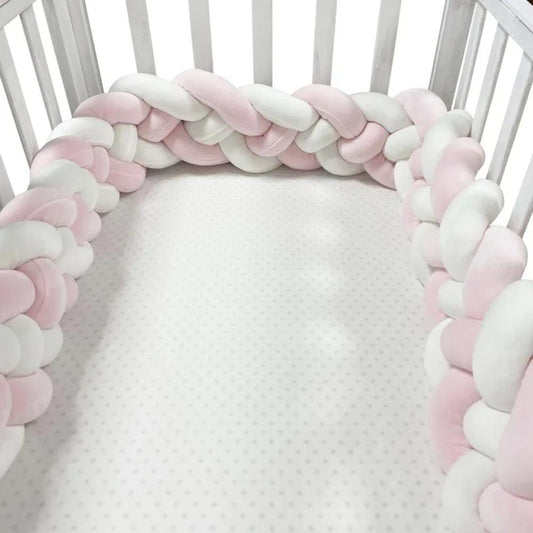 Shop Gail-Braided Cot Bumper Baby Crib Protector