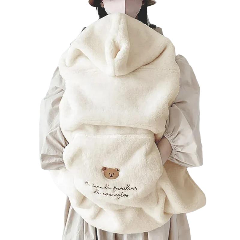 Shop Gail-Bunny Winter Windproof Baby Blanket Warm Quilt Swaddle Wrap