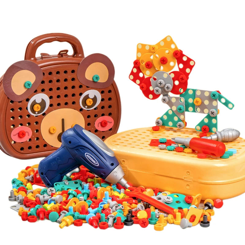 Shop Gail-Children's Electric Drill Assembly Puzzle Toy