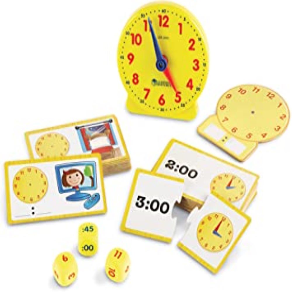 Shop Gail-Educational Time Teaching Set with Interactive Clock