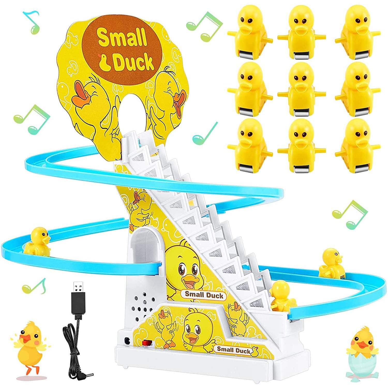 Shop Gail-Electric Small Duck Climbing Stairs Kids Toy