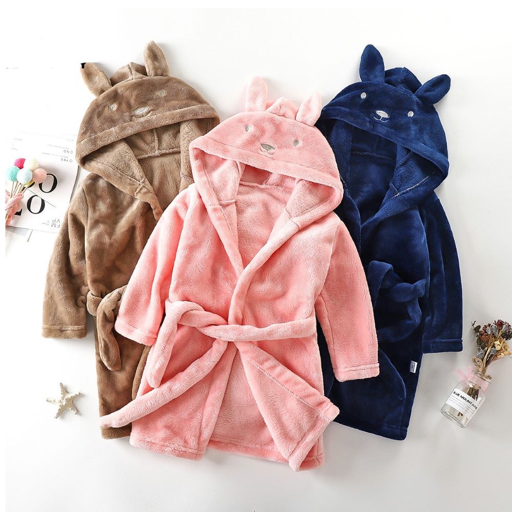 Shop Gail-Kids Rabbit Hooded Bathrobe