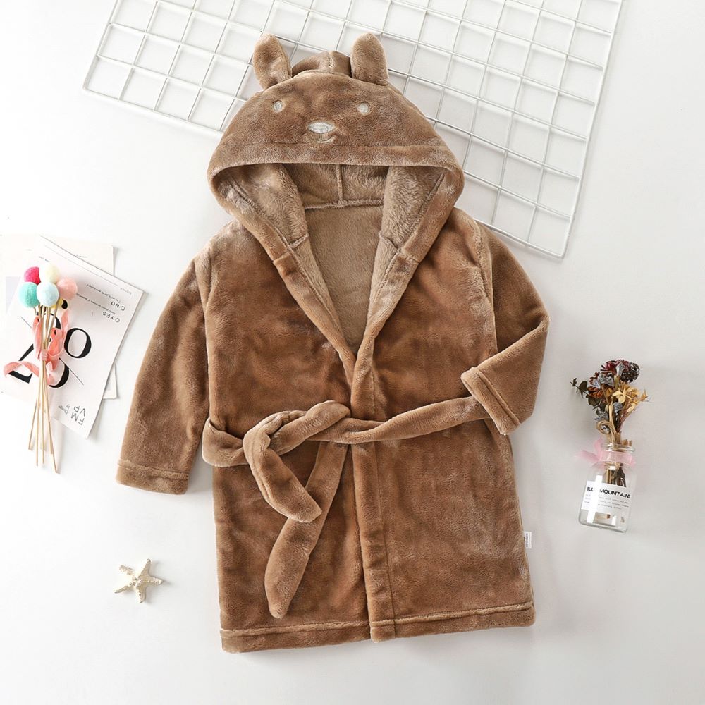 Shop Gail-Kids Rabbit Hooded Bathrobe