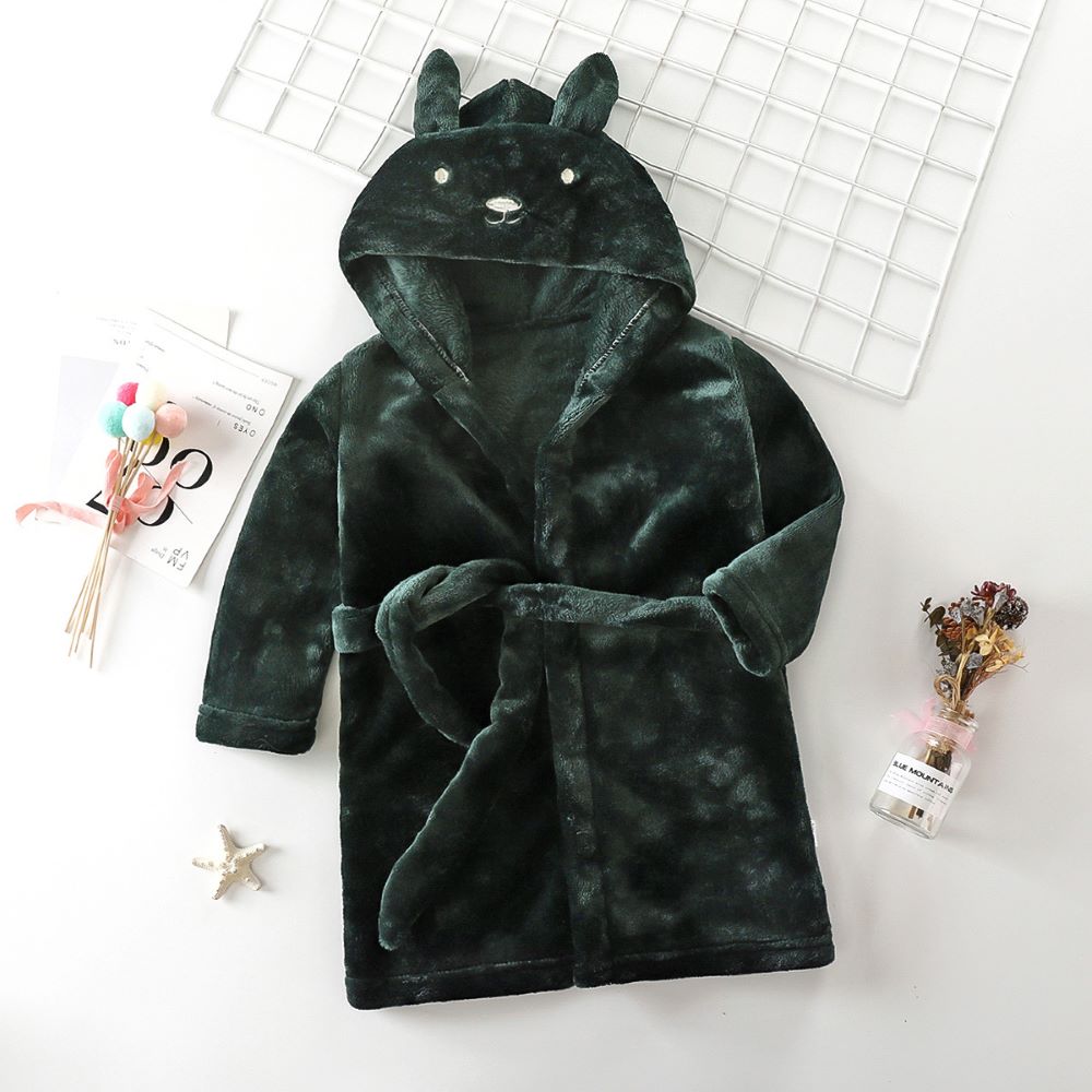 Shop Gail-Kids Rabbit Hooded Bathrobe