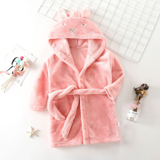 Shop Gail-Kids Rabbit Hooded Bathrobe