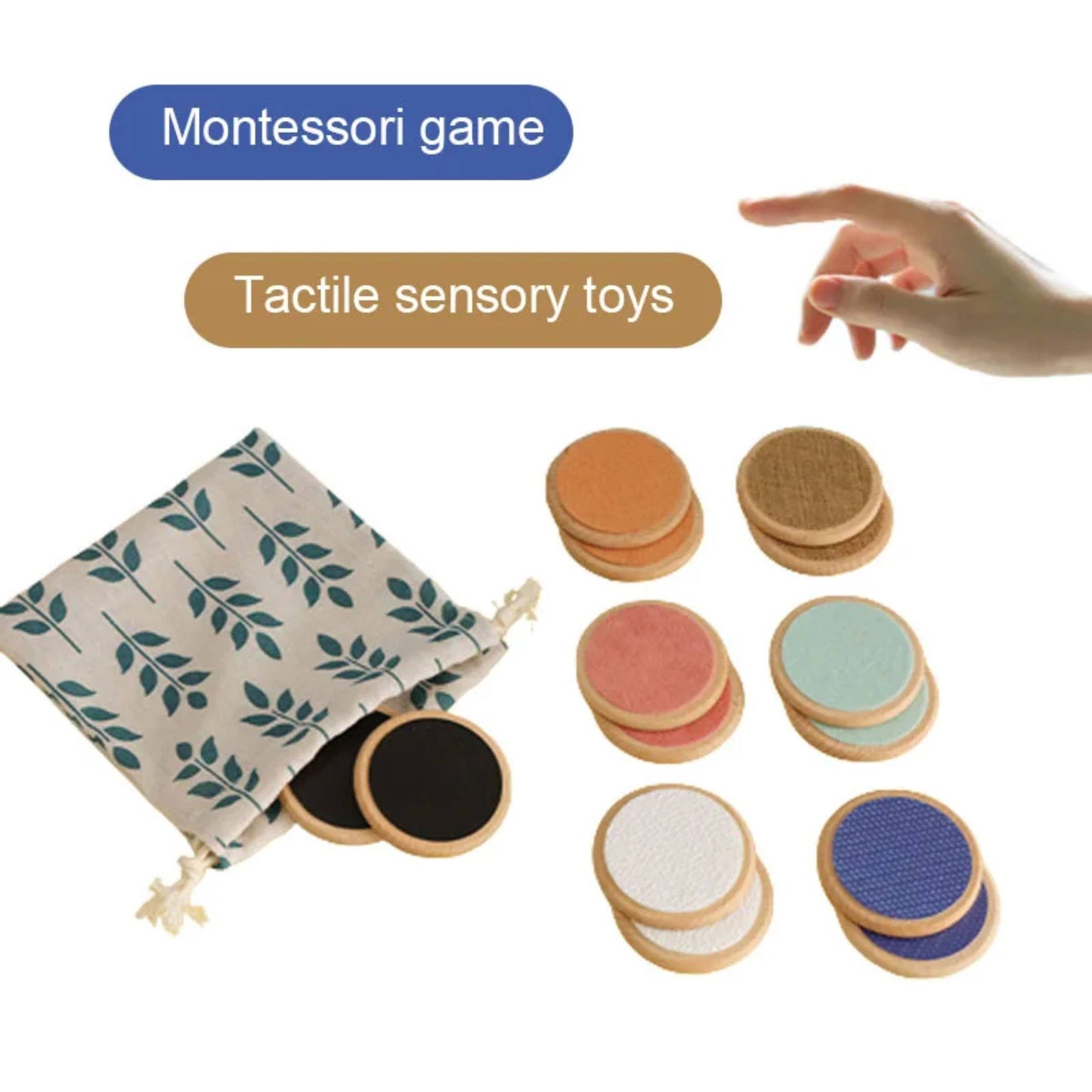 Shop Gail-Montessori Tactile Board Sensory Baby's Toy