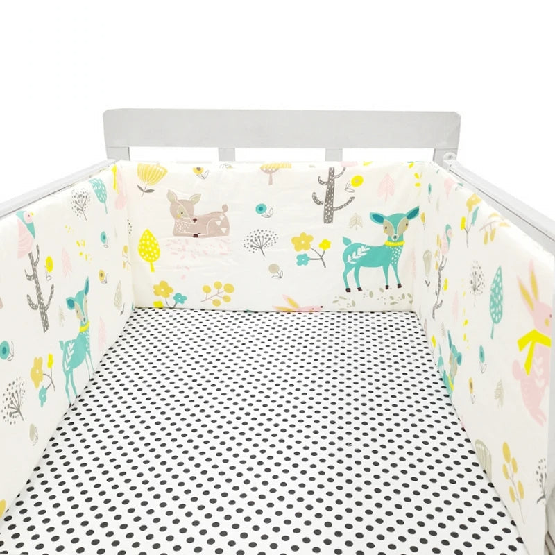 Shop Gail-Printed Cotton Baby Cot Bumper for Bed Protection Accessories