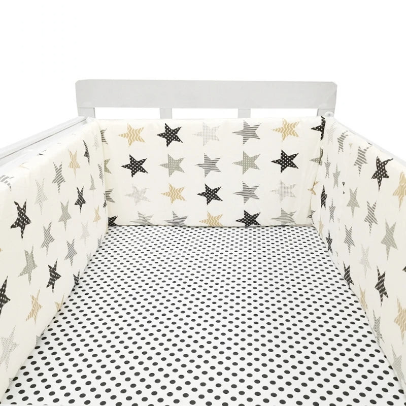 Shop Gail-Printed Cotton Baby Cot Bumper for Bed Protection Accessories