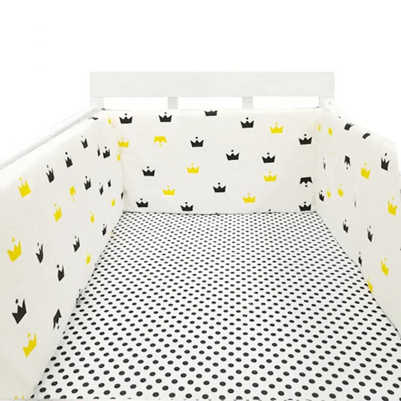 Shop Gail-Printed Cotton Baby Cot Bumper for Bed Protection Accessories