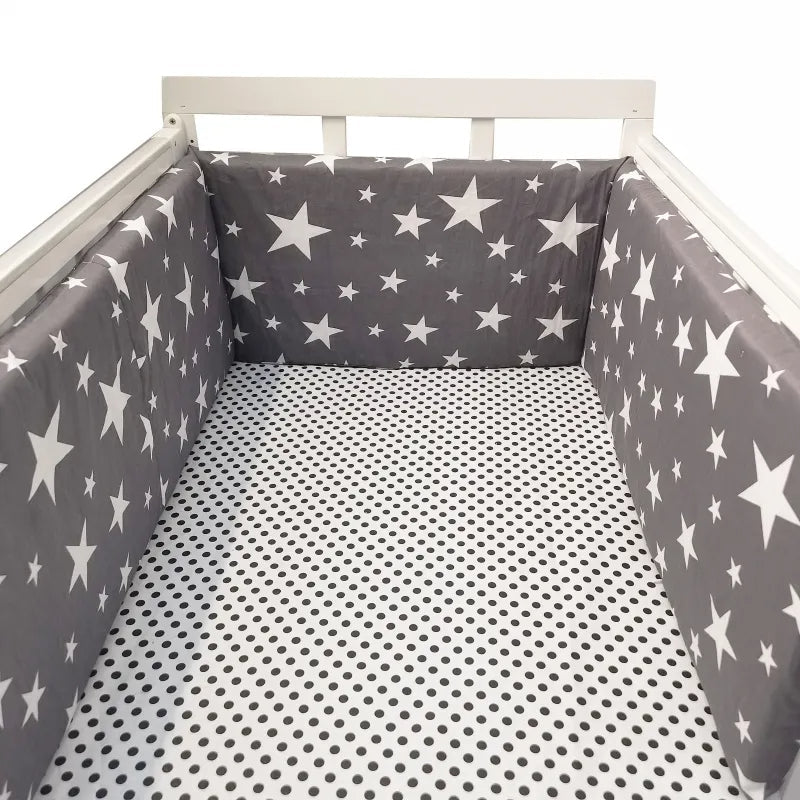 Shop Gail-Printed Cotton Baby Cot Bumper for Bed Protection Accessories