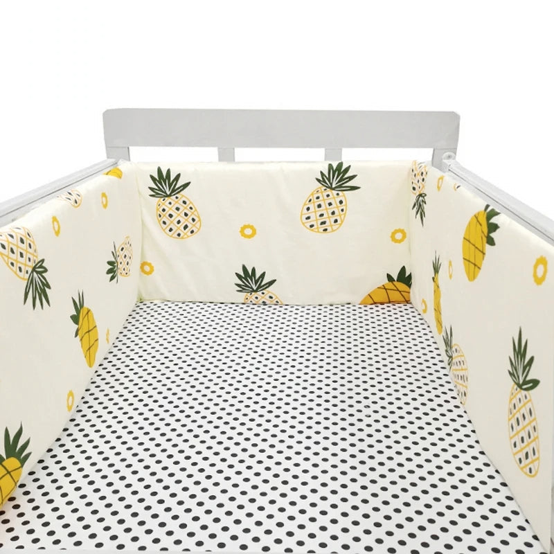 Shop Gail-Printed Cotton Baby Cot Bumper for Bed Protection Accessories