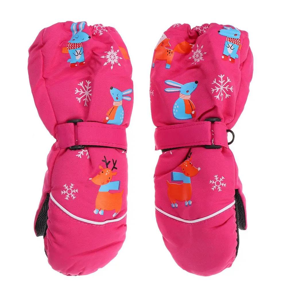 Shop Gail-Waterproof Winter Rabbit Kids Gloves